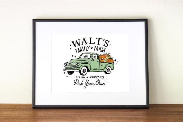 Walt's Family Farm 4-Pack Art Prints