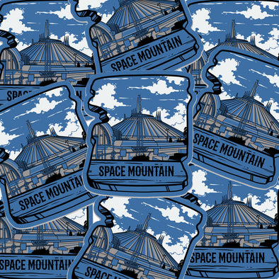Space Mountain Sticker